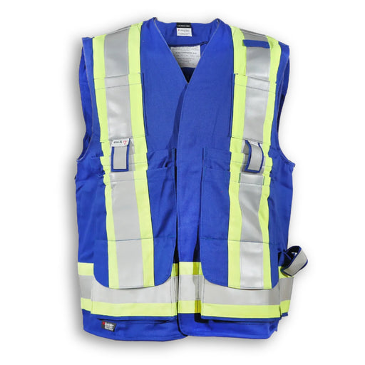 Big K Clothing® High Visibility Flame Resistant Ultrasoft Surveyor Safety Vest - BK305FRI