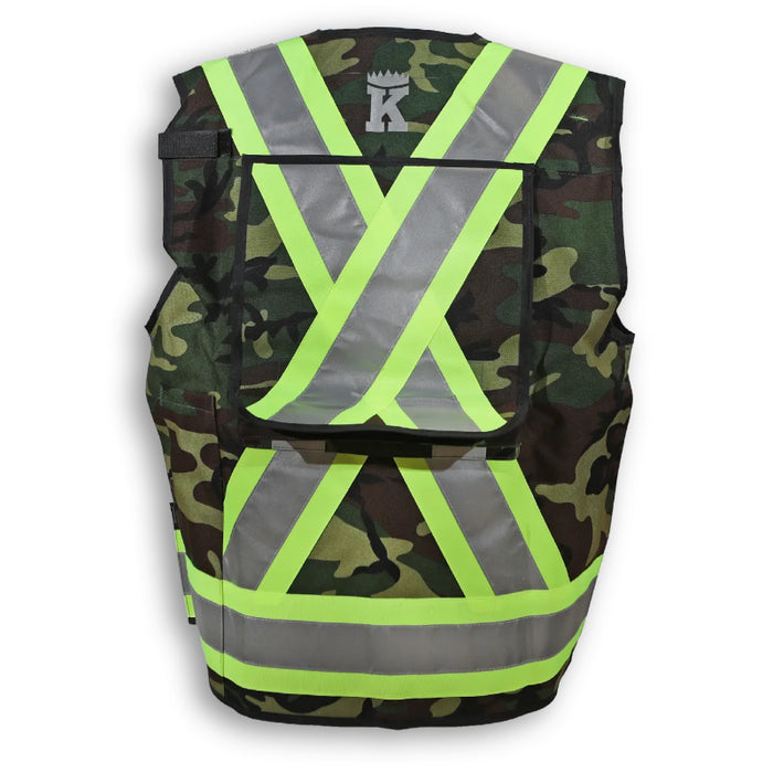 Big K Clothing® High Visibility Poly/Cotton Surveyor Safety Vest - BK305