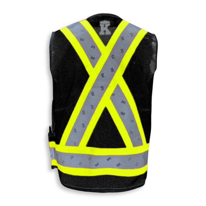 Big K Clothing® High Visibility Poly/Cotton Surveyor Safety Vest - BK305-Mesh