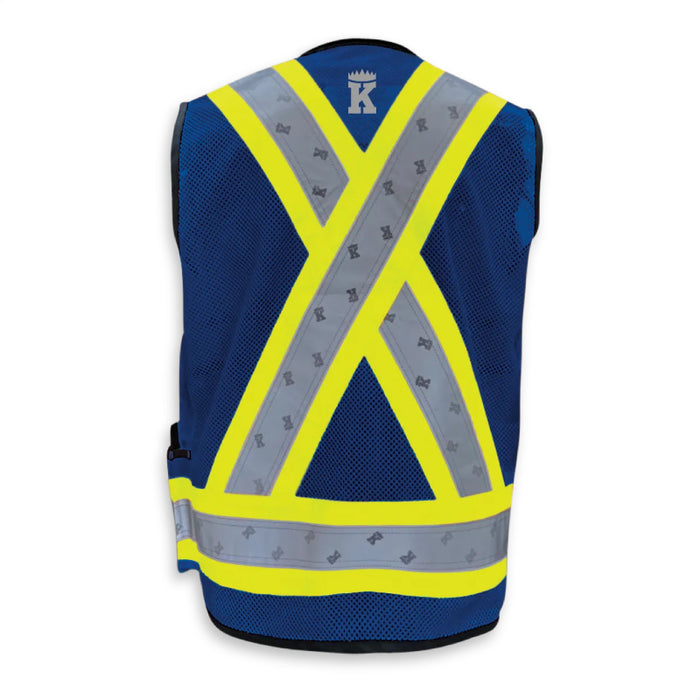 Big K Clothing® High Visibility Poly/Cotton Surveyor Safety Vest - BK305-Mesh
