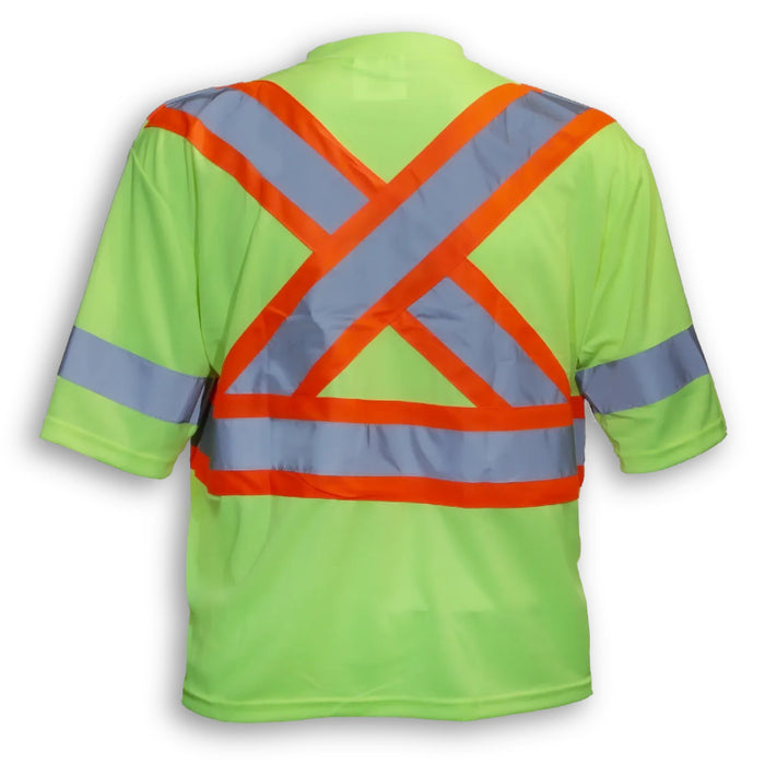 Big K Clothing® High Visibility Poly Moisture Wicking Safety T-Shirt - BK200X