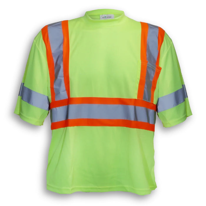 Big K Clothing® High Visibility Poly Moisture Wicking Safety T-Shirt - BK200X