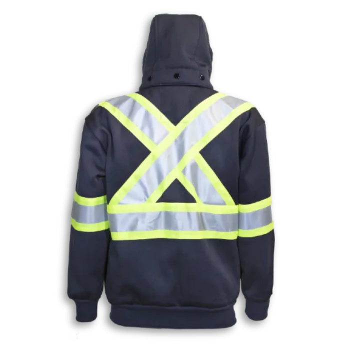 Big K Clothing® High Visibility Poly Safety Hoodie with Detachable Hood - BK3556