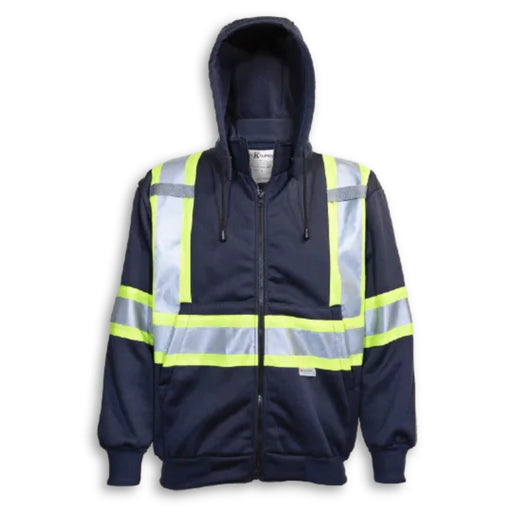 Big K Clothing® High Visibility Poly Safety Hoodie with Detachable Hood - BK3556