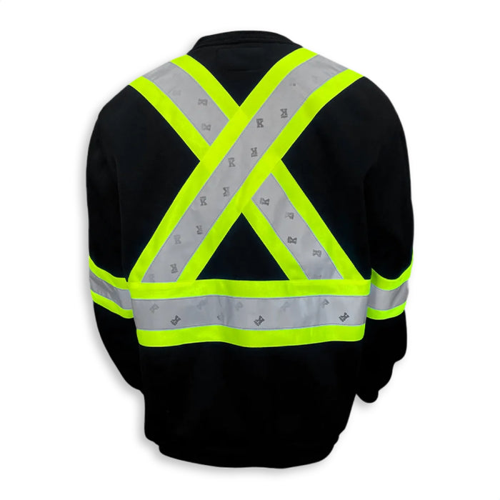 Big K Clothing® High Visibility Polyester Microfleece Crewneck Safety Sweatshirt - BK3559