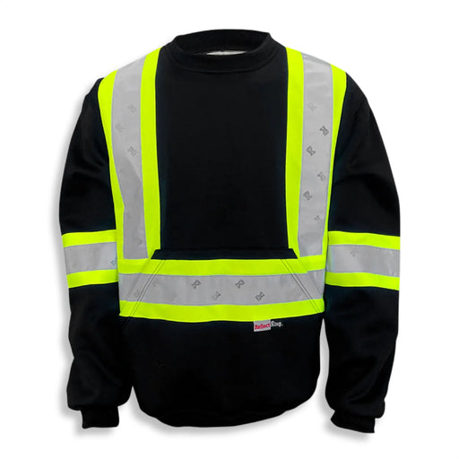 Big K Clothing® High Visibility Polyester Microfleece Crewneck Safety Sweatshirt - BK3559