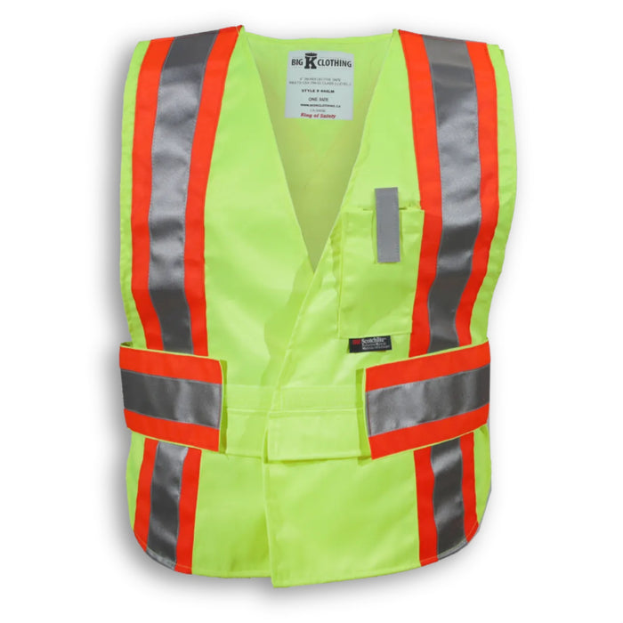 Big K Clothing® High Visibility Poly/Cotton Traffic Safety Vest - BK444