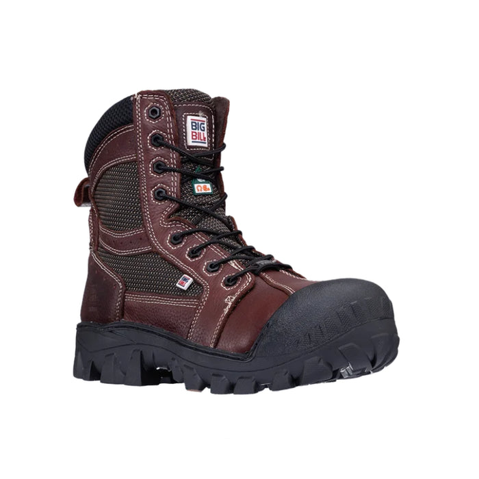 Big Bill®  8" Big Breeze Metal Free Work Boots - Brown - BB5014