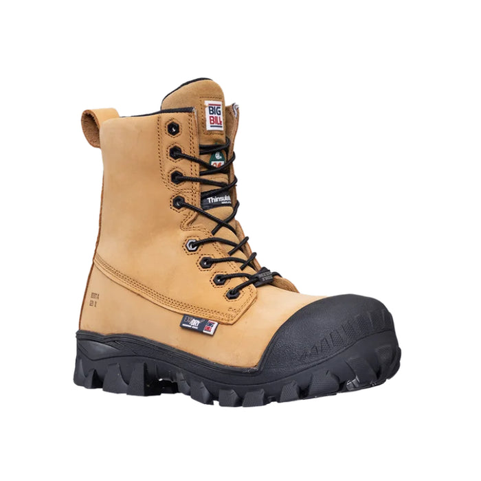 Big Bill® 8" Traction 4X4 Waterproof  Metal Free Work Boots - BB6014