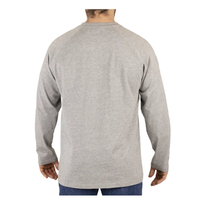 Big Bill® Heavyweight Long Sleeve Henley Work T-shirt - CK15