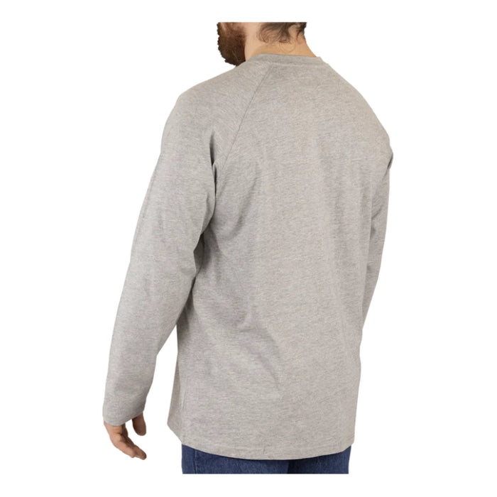 Big Bill® Heavyweight Long Sleeve Henley Work T-shirt - CK15