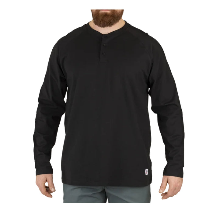 Big Bill® Heavyweight Long Sleeve Henley Work T-shirt - CK15