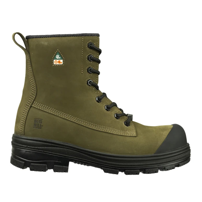 Big Bill® Men’s Original 8" Metal Free Work Boots - Olive Green - BB5040