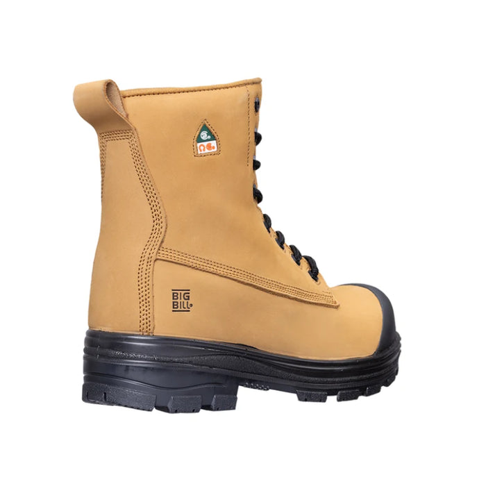 Big Bill® Men's Original 8" Tan Nubuck Leather  Work Boots - BB5010