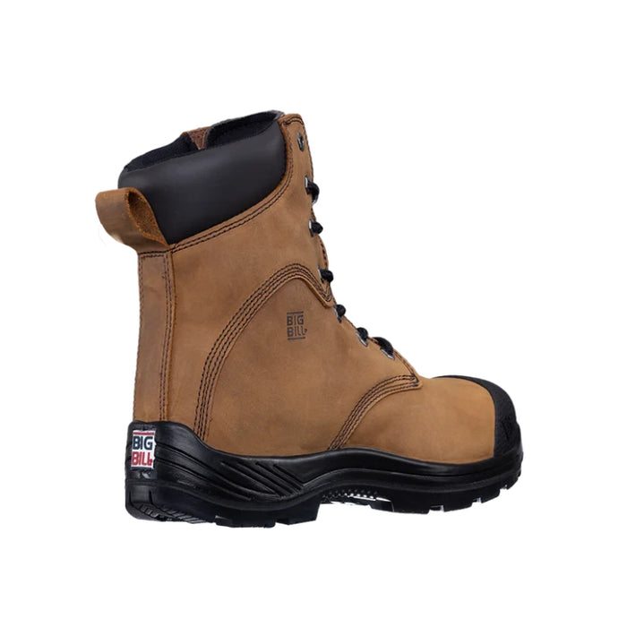 Big Bill® Men's Traction 360° 8" Brown Leather Work Boots - BB6320