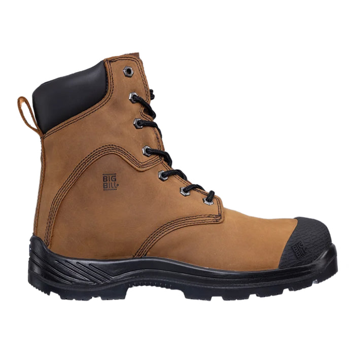Big Bill® Men's Traction 360° 8" Brown Leather Work Boots - BB6320