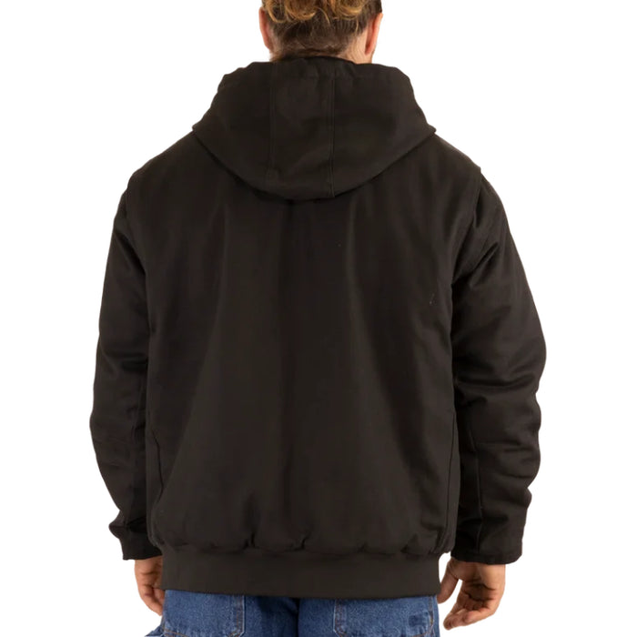 Big Bill® Quilted-Lined « Duck » NEK Hooded Work Jacket - Black - CD4704