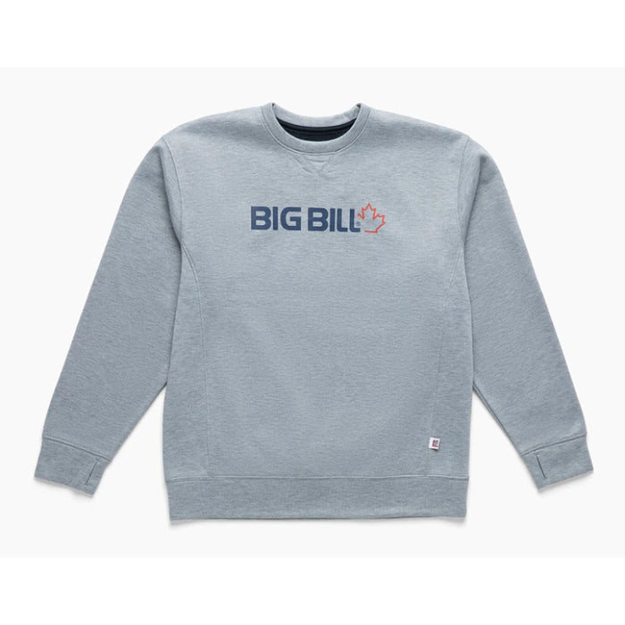 Big Bill® Technical Fleece Crewneck with Graphic Logo - BBFL70