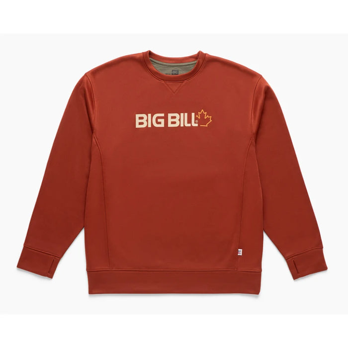 Big Bill® Technical Fleece Crewneck with Graphic Logo - BBFL70