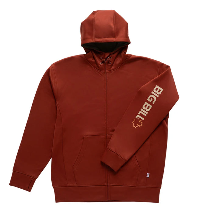 Big Bill® Technical Fleece Full-Zip Hoodie with Graphic Logo - BBFL90