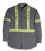 Big Bill Flame Resistant Long-Sleeve Flashtrap® Ventilated Shirt with Reflective Material - 1115US7