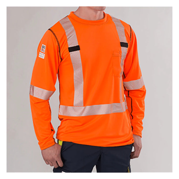 Big Bill High Visibility Long-Sleeve Athletic Performance T-shirt - RT55HVK5