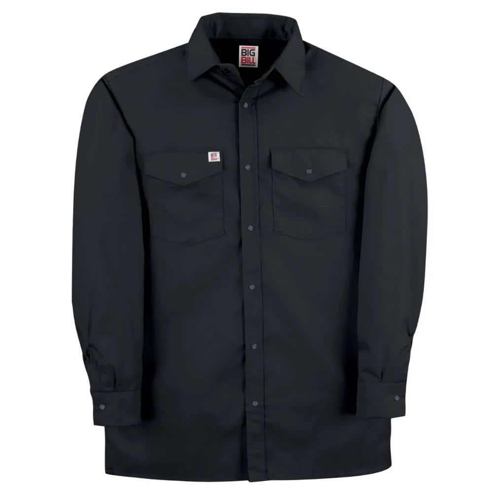 Big Bill Premium Long-Sleeve Snap Front Work Shirt - 247 — Safety