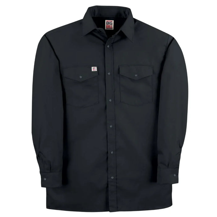 Big Bill Premium Long-Sleeve Snap Front Work Shirt - 247 — Safety Big Bill Premium Long-Sleeve Snap Front Work Shirt - 247 — Safety