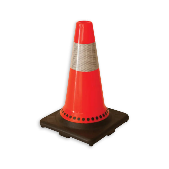 Big K® 18” Traffic Cone with 6” Collar and 2.75 lb Black Base - BK331-BLK18
