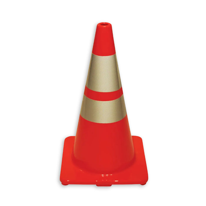 Big K® 28” Traffic Cone with 6” & 4" Collar and 6.6 lb Orange Base - BK331-ORG28-H6-H4