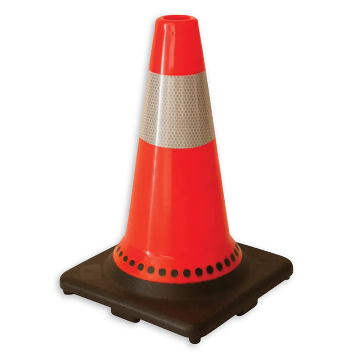 Big K® 36” Traffic Cone with 6” Collar and 9.5 lb Black Base - BK331-BLK36