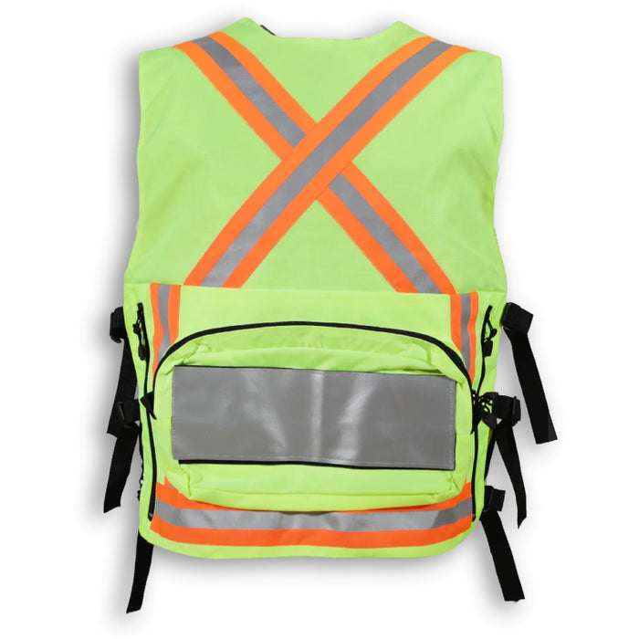 Big K Clothing® Hi Vis First Aid Safety Vest - BK625