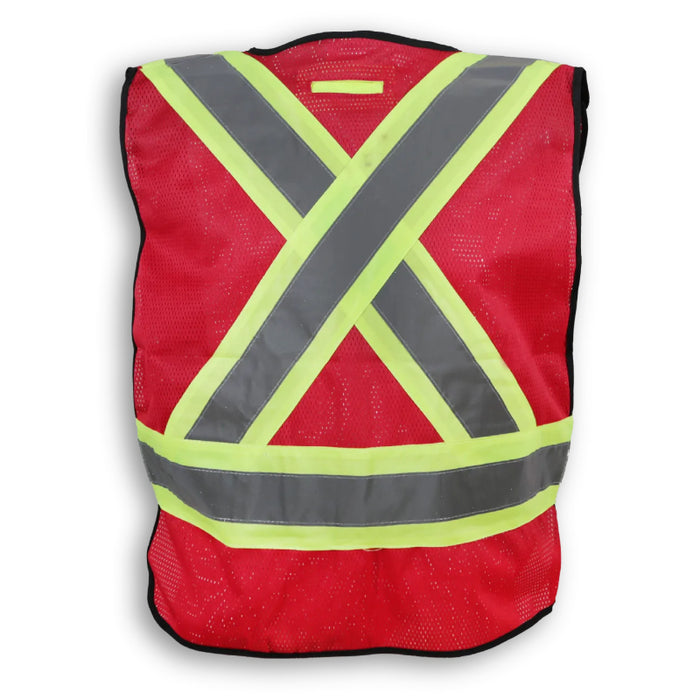 Big K Clothing® High Visibility 100% Polyester Soft Mesh Safety Vest - BK101