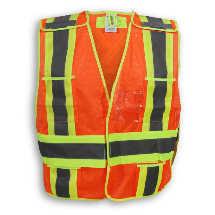 Big K Clothing® High Visibility 100% Polyester Soft Mesh Safety Vest - BK101
