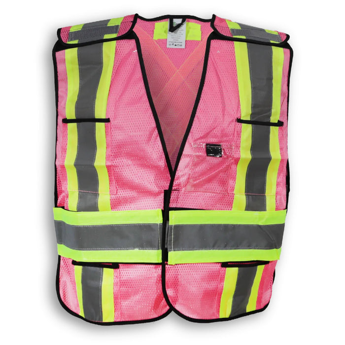 Big K Clothing® High Visibility 100% Polyester Soft Mesh Safety Vest - BK101