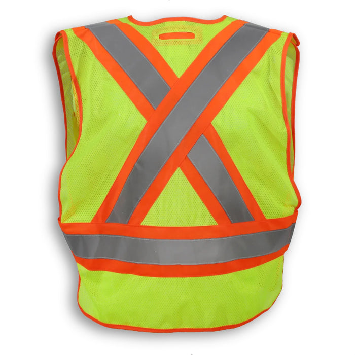 Big K Clothing® High Visibility 100% Polyester Soft Mesh Safety Vest - BK101