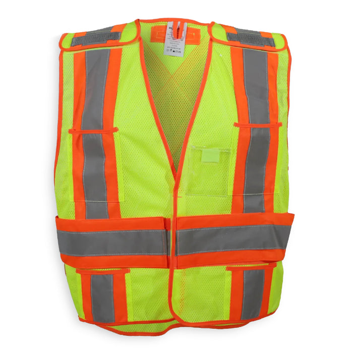 Big K Clothing® High Visibility 100% Polyester Soft Mesh Safety Vest - BK101