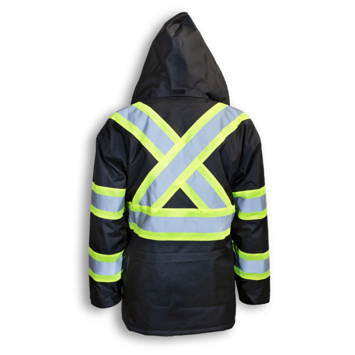 Big K Clothing® High Visibility 300 Denier Polyester Safety Rain Jacket - BK802