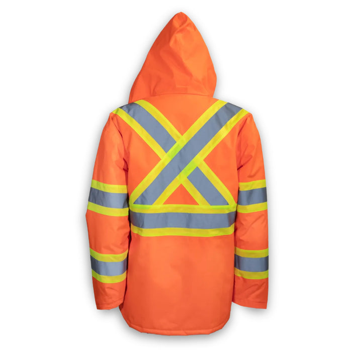 Big K Clothing® High Visibility 300 Denier Polyester Safety Rain Jacket - BK802