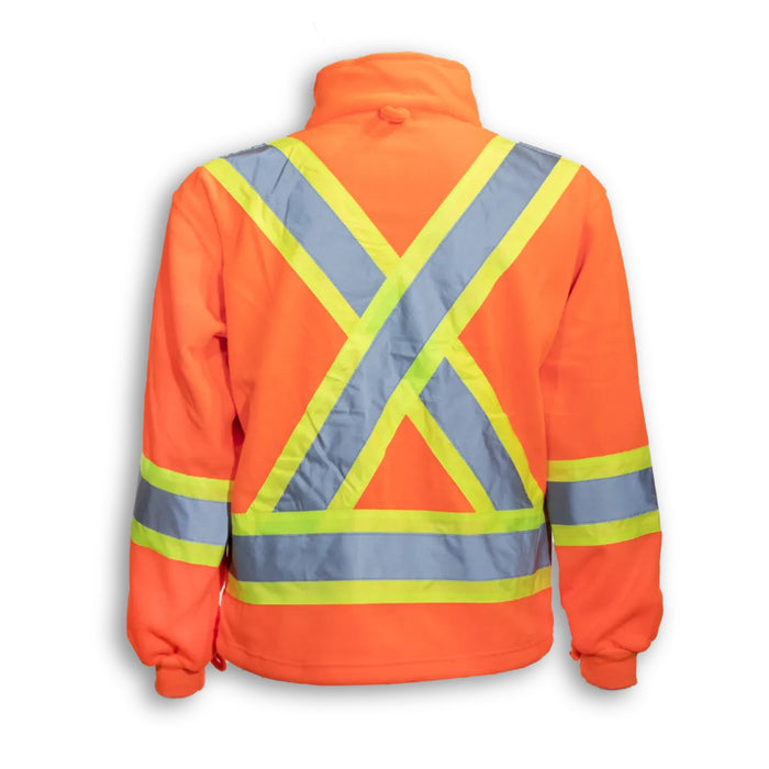 Big K Clothing® High Visibility Orange 3-in-1 Safety Rain Jacket - Orange - BK468
