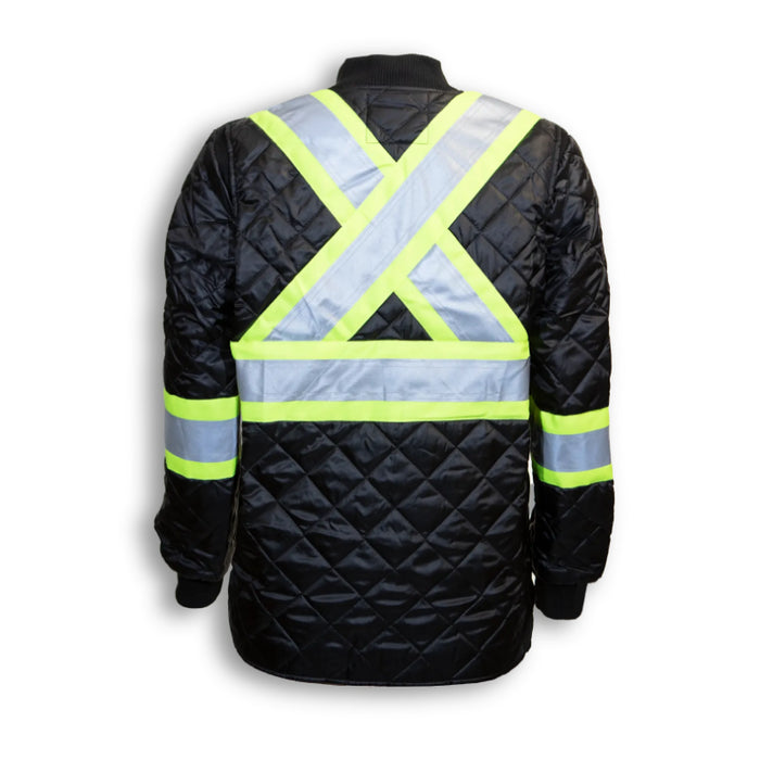 Big K Clothing® High Visibility Quilt Polyester Traffic Safety Jacket - BK895
