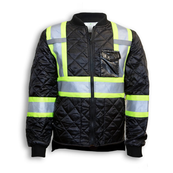 Big K Clothing® High Visibility Quilt Polyester Traffic Safety Jacket - BK895