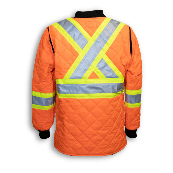 Big K Clothing® High Visibility Quilt Polyester Traffic Safety Jacket - BK895