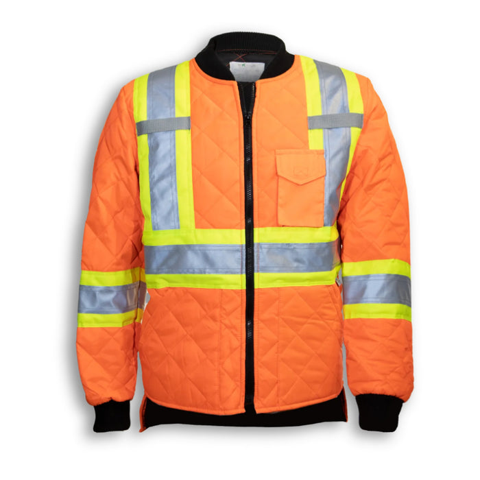 Big K Clothing® High Visibility Quilt Polyester Traffic Safety Jacket - BK895