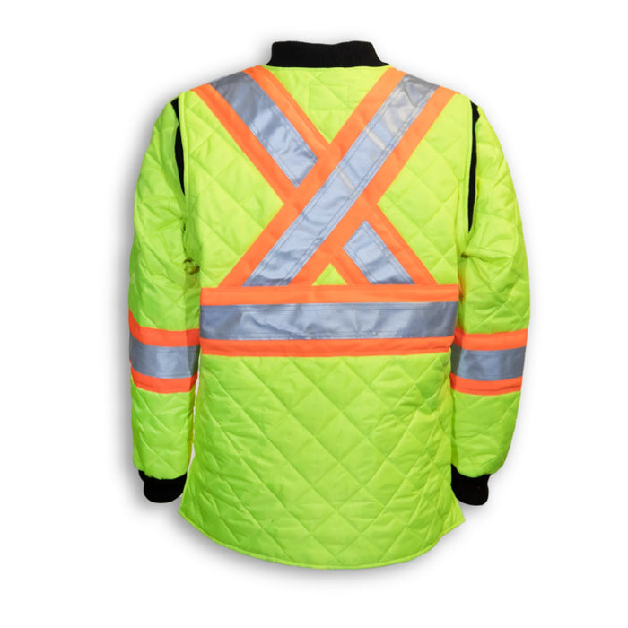 Big K Clothing® High Visibility Quilt Polyester Traffic Safety Jacket - BK895