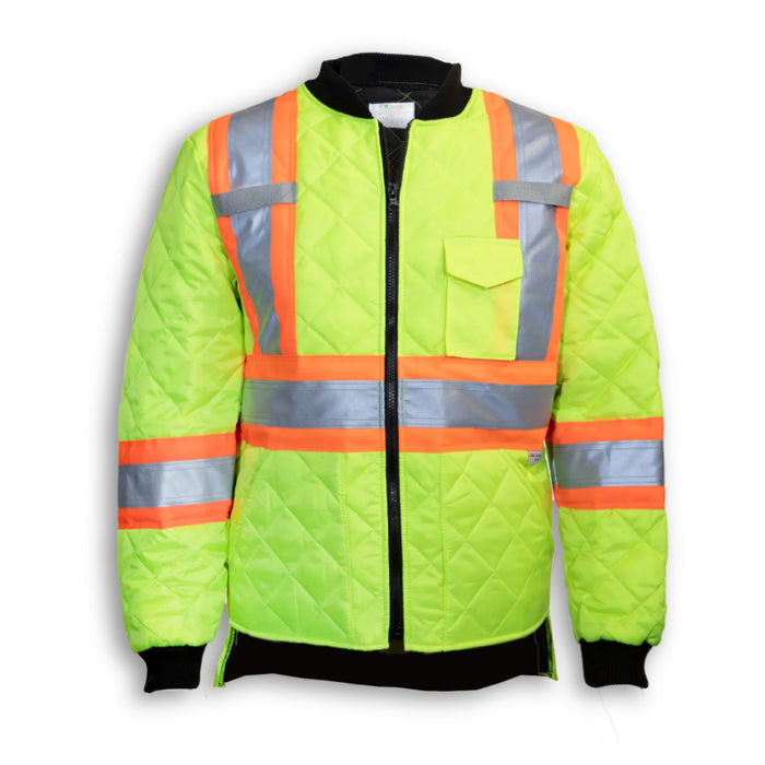 Big K Clothing® High Visibility Quilt Polyester Traffic Safety Jacket - BK895