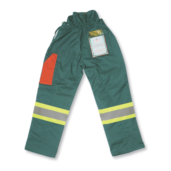Big K Clothing® FR 400 Denier Front Polyester Back 3600 Fallers' Pants - Green - BK90236