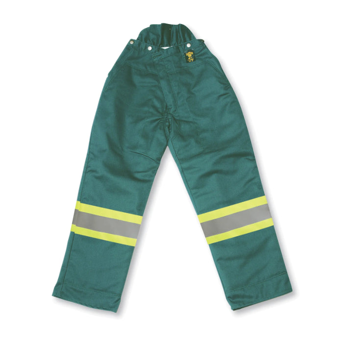 Big K Clothing® FR 400 Denier Front Polyester Back 3600 Fallers' Pants - Green - BK90236