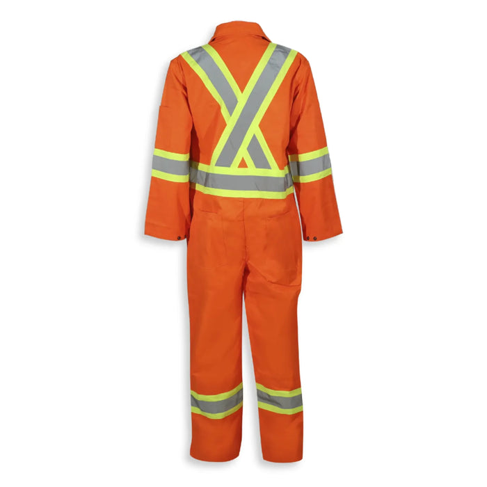 Big K Clothing® Hi Vis Traffic Safety Coverall - Orange - BK1701