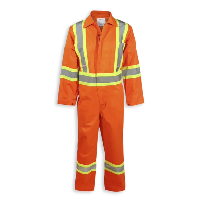 Big K Clothing® Hi Vis Traffic Safety Coverall - Orange - BK1701